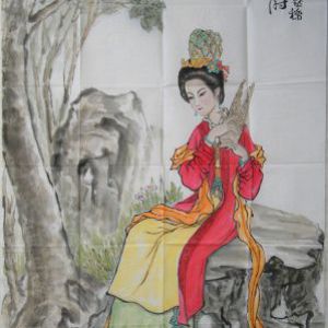 李红梅《仕女》