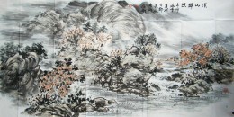 《溪山归樵》